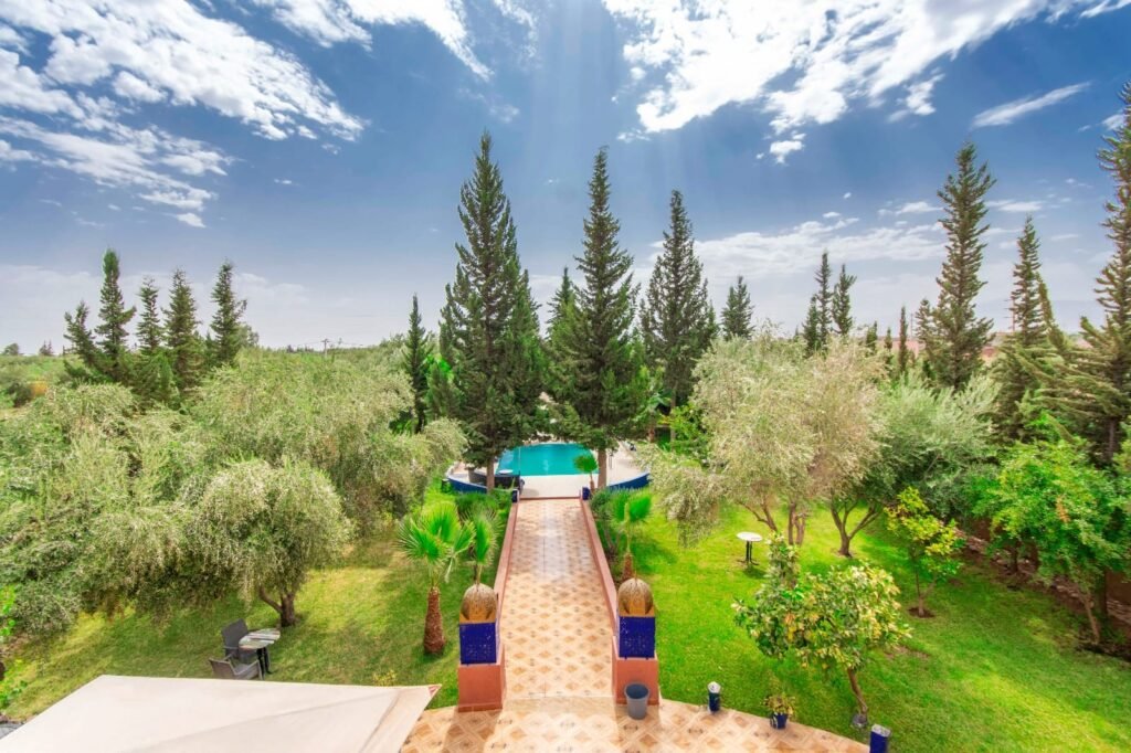 villa sur la route de Fès à Marrakech